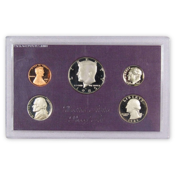 1985 Proof Set U.S. Mint Original Government Packaging OGP Collectible - Picture 2 of 4